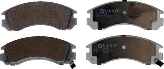 QUARO QP0174 - Fékbetétkészlet, tárcsafék parts5.com