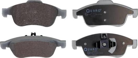 QUARO QP0827 - Sada brzdových destiček, kotoučová brzda parts5.com