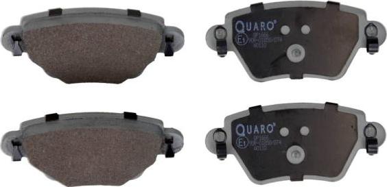 QUARO QP1666 - Тормозные колодки, дисковые, комплект parts5.com