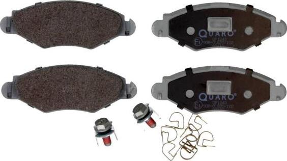 QUARO QP1243 - Brake Pad Set, disc brake parts5.com