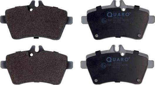 QUARO QP2643 - Sada brzdových platničiek kotúčovej brzdy parts5.com