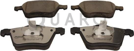 QUARO QP2854C - Sada brzdových platničiek kotúčovej brzdy parts5.com