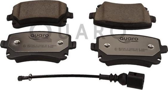 QUARO QP2724C - Brake Pad Set, disc brake parts5.com