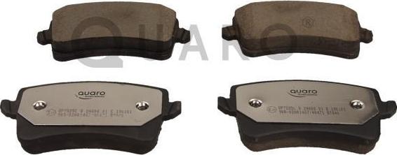 QUARO QP7525C - Brake Pad Set, disc brake parts5.com