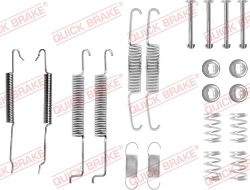 QUICK BRAKE 105-0680 - Kit d'accessoires, mâchoire de frein parts5.com