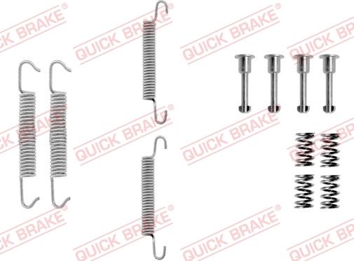 QUICK BRAKE 1050621 - Kit d'accessoires, mâchoires de frein de stationnement parts5.com