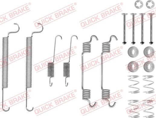 QUICK BRAKE 1050766 - Sada príslużenstva brzdovej čeľuste parts5.com