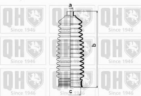 Quinton Hazell QG1320 - Bellow Set, steering parts5.com