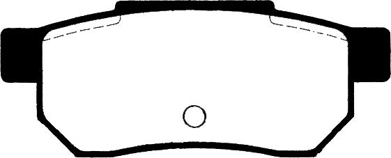 AISIN C2N010 - Комплект спирачно феродо, дискови спирачки parts5.com