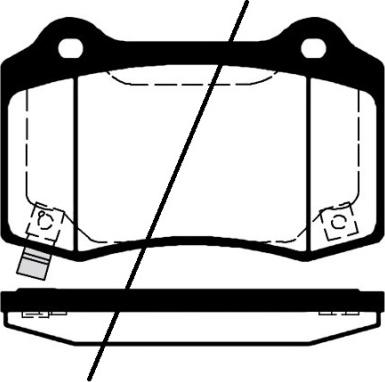 FMSI-VERBAND D1270-9064 - Kit de plaquettes de frein, frein à disque parts5.com