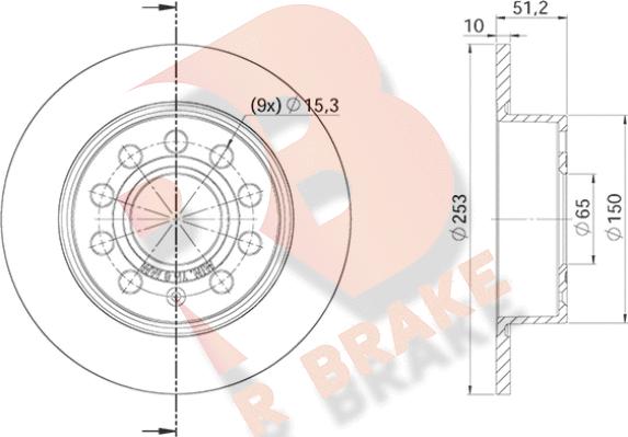 LPR A1003PR - Disque de frein parts5.com