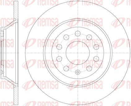 Remsa 6969.00 - Brake Disc parts5.com