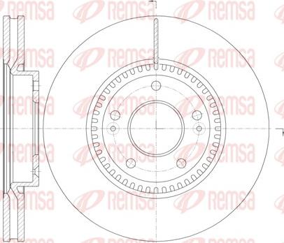 Remsa 6988.10 - Disc frana parts5.com