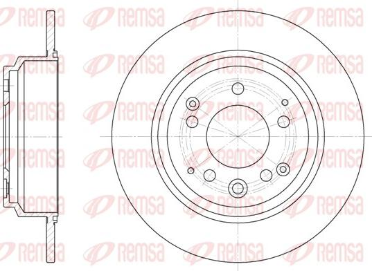 Remsa 6922.00 - Bremsscheibe parts5.com