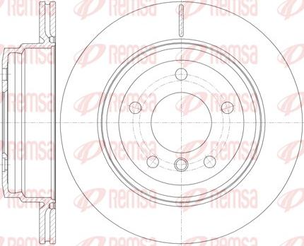 Remsa 6977.10 - Disc frana parts5.com