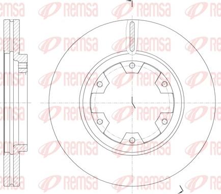 Remsa 6466.10 - Disc frana parts5.com