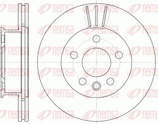 Remsa 6416.10 - Disc frana parts5.com