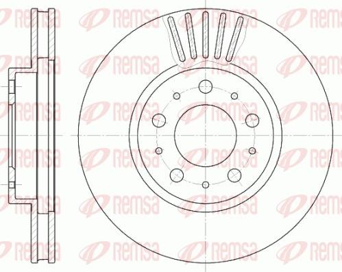 Remsa 6410.10 - Disc frana parts5.com