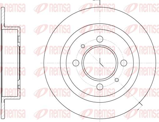 Remsa 6424.00 - Disc frana parts5.com