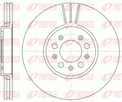 Remsa 6544.10 - Brake Disc parts5.com