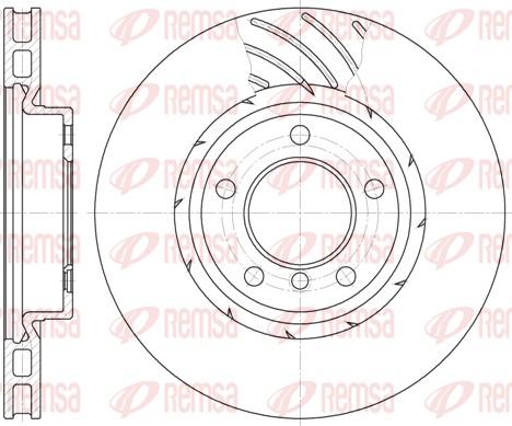 Remsa 6508.10 - Disc frana parts5.com