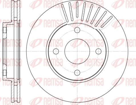 Remsa 6575.10 - Zavorni kolut parts5.com