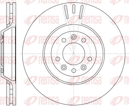 Remsa 6691.10 - Disc frana parts5.com