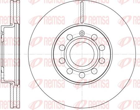 Remsa 6648.10 - Fren diski parts5.com