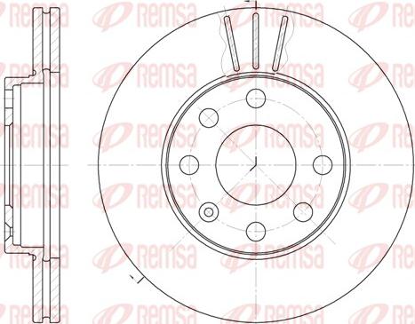 Remsa 6061.10 - Brake Disc parts5.com