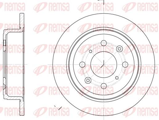 Remsa 6083.00 - Disco de freno parts5.com