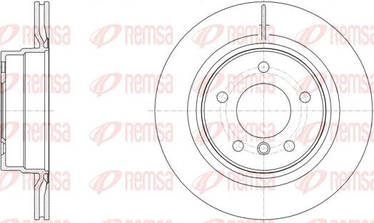 Remsa 61495.10 - Brake Disc parts5.com