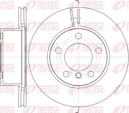 Remsa 61448.10 - Disco de freno parts5.com