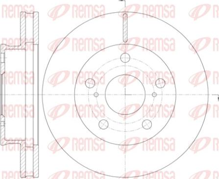 Remsa 61421.10 - Fren diski parts5.com