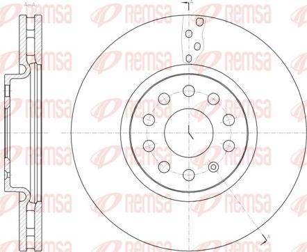 Remsa 61479.10 - Δισκόπλακα parts5.com