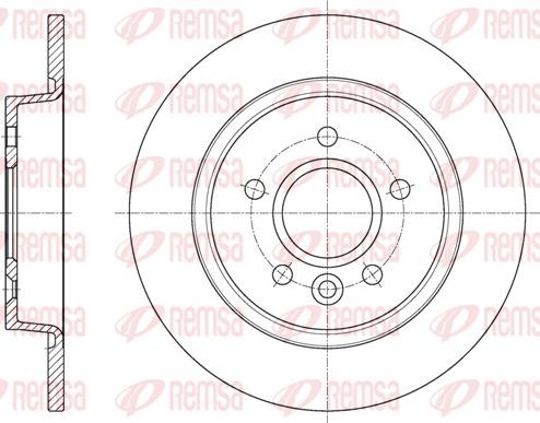 Remsa 61590.00 - Disco de freno parts5.com