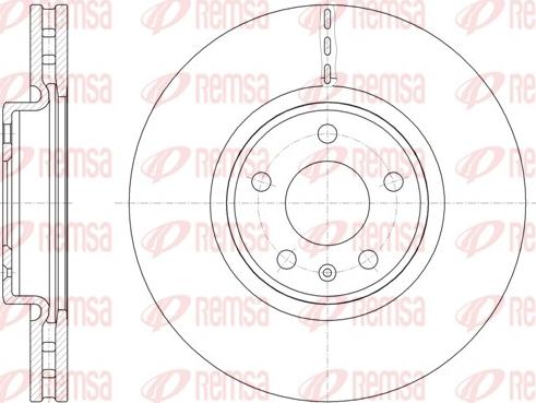 Remsa 61543.10 - Спирачен диск parts5.com