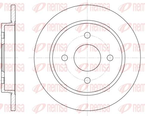 Remsa 6155.00 - Brake Disc parts5.com