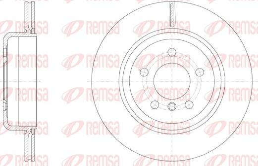 Remsa 61550.10 - Disco de freno parts5.com