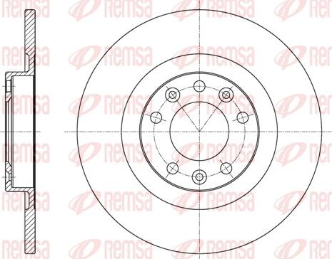 Remsa 61557.00 - Disc frana parts5.com