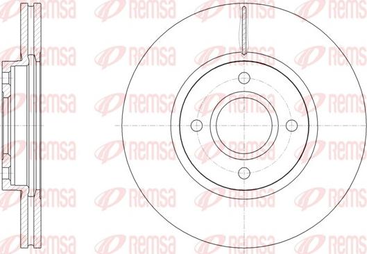 Remsa 61502.10 - Brake Disc parts5.com