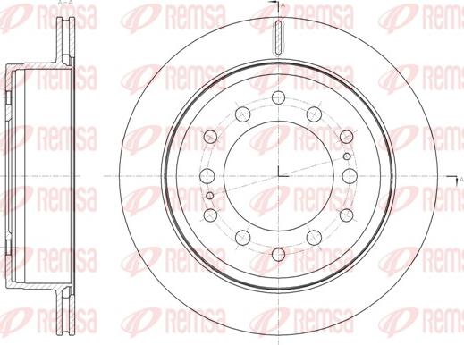 Remsa 61664.10 - Fren diski parts5.com