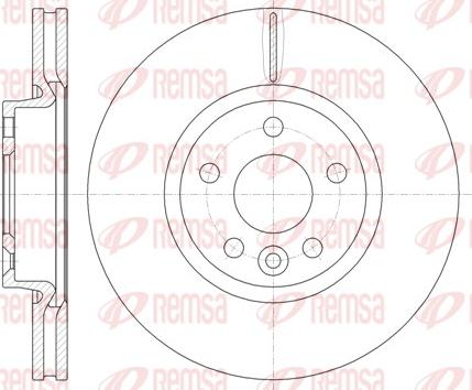 Remsa 61019.10 - Disc frana parts5.com