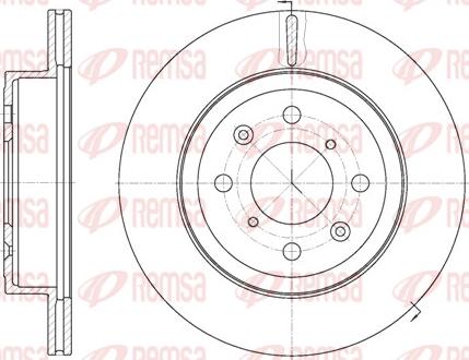 Remsa 61038.10 - Δισκόπλακα parts5.com