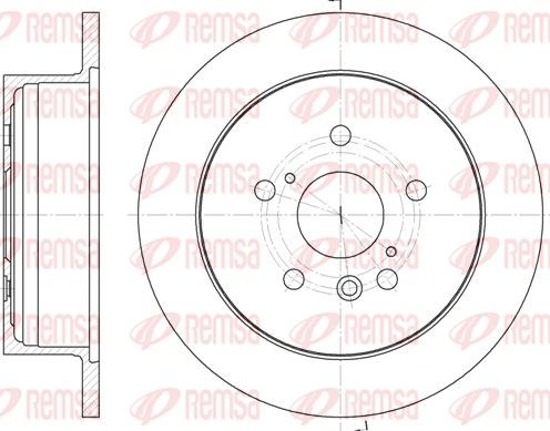 Remsa 61158.00 - Piduriketas parts5.com