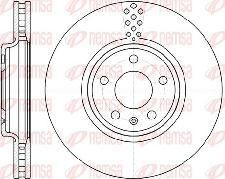 Remsa 61110.10 - Jarrulevy parts5.com