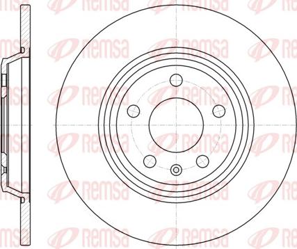 Remsa 61112.00 - Спирачен диск parts5.com