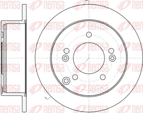 Remsa 61399.00 - Brake Disc parts5.com