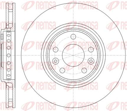 Remsa 61345.10 - Disque de frein parts5.com