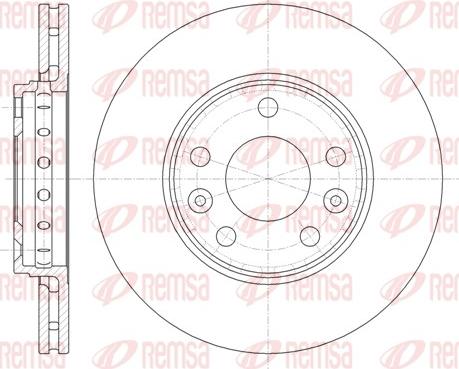 Remsa 61346.10 - Brzdový kotouč parts5.com