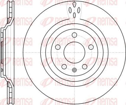 Remsa 61309.10 - Brake Disc parts5.com